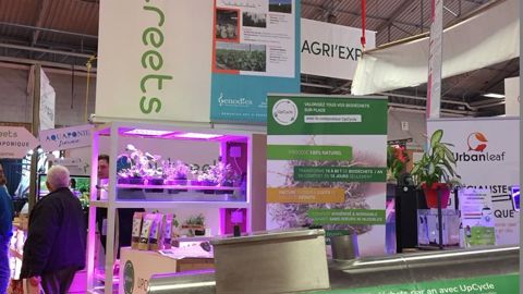 L’Association française d’agriculture urbaine professionnelle (AFAUP) était présente au Salon de l’agriculture à Paris avec une dizaine d’adhérents.©Odile Maillard